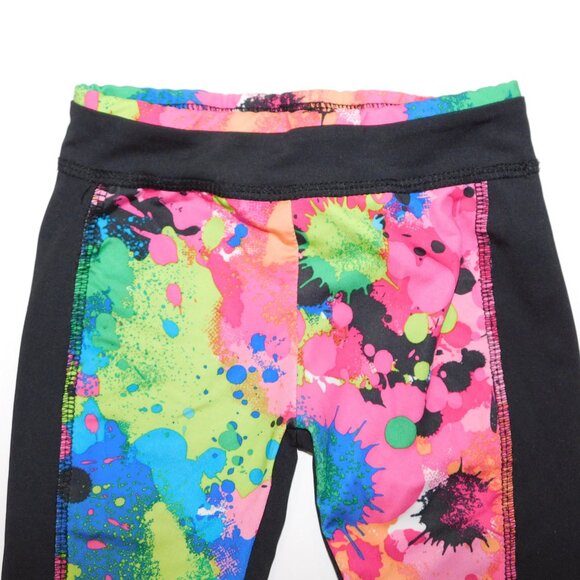 Adidas Baby Girl 12M Multicolor Paint Splatter leggings / tights - Picture 2 of 8